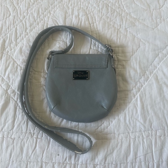 Gray and Blue Stitch Crossbody Bag - Picture 3 of 4